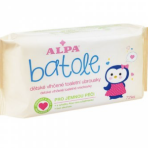 BATOLE detské vlhčené toaletné obrúsky s aloe vera