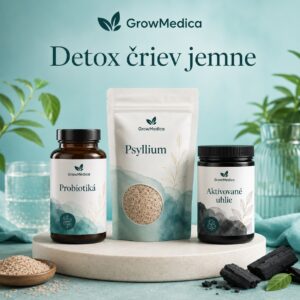Balíček GrowMedica — Detox čriev jemne